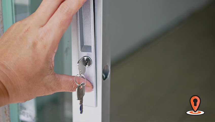 sliding door handle and lock repair